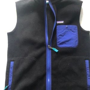Patagonia vest, black size M